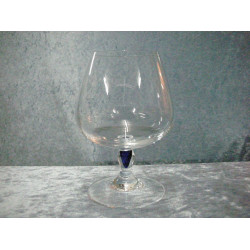 Blå Safir / Blå Dråbe glas, Cognac / Brandy, 13.5x6 cm, Venise Saphir
