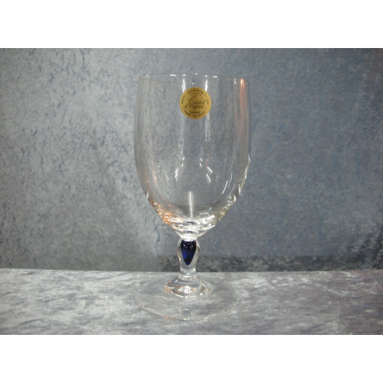 Blue Sapphire / Blue Drop glass, Beer glass, 16x7.5 cm, Venise Saphire