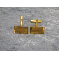 Gold-plated metal Cufflinks, 1x2 cm
