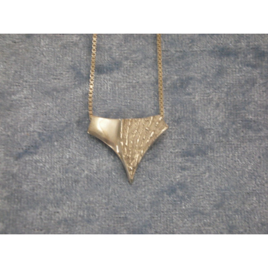 Sterling sølv Halskæde med sølv vedhæng, 40 cm