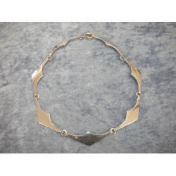 Sterling silver articulated Necklace, 37.5 cm