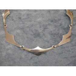 Sterling silver articulated Necklace, 37.5 cm