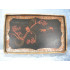 Black wood Tray with handle, 45x28.5 cm