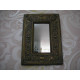 Mirror in Brass-coated wooden frame, 32.5x23.5 cm