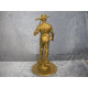 Man with scythe, Gold-plated alabaster, 34 cm