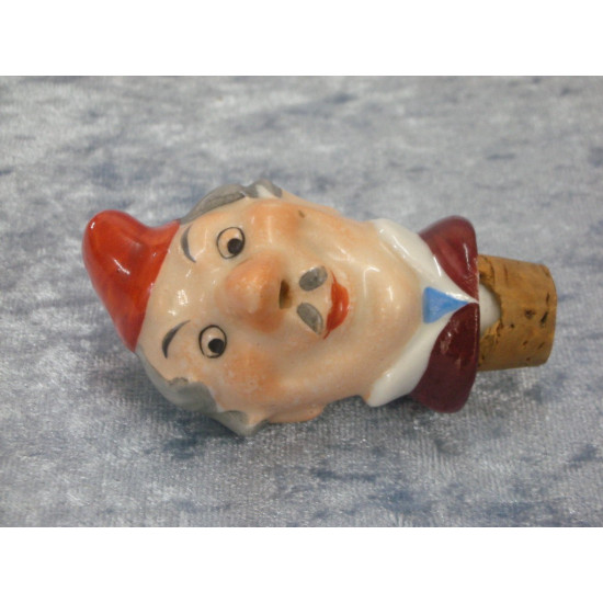 Porcelain pourer red, 7 cm