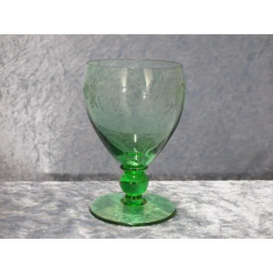 Gerda glas, Hvidvin grøn, 9.5x5.8 cm, Kastrup