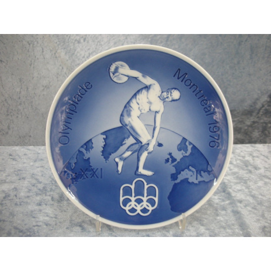 Olympiade platte 1976 Montréal, 20.5 cm, Royal Copenhagen