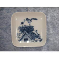 Plate / Dish no 2985-5, Stork's nest, 8.4x8.4 cm, Factory third, RC