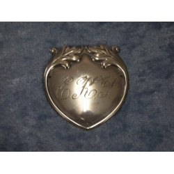 Silver Coat badge no 1, 4.2x4 cm