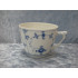 Fluted / Blue painted with dandruff edge, Coffee cup no 102, B&G