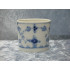 Fluted / Blue painted with dandruff edge, Toothpick cup no 183, 6x6.5 cm