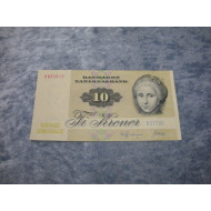 10 krone seddel serie 1972-1