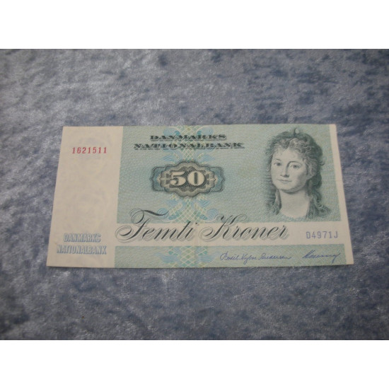 50 krone seddel serie 1972