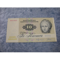 10 krone seddel serie 1972